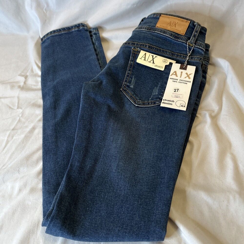 Armani Exchange Womens Stretch Jeans Size 27 (00)